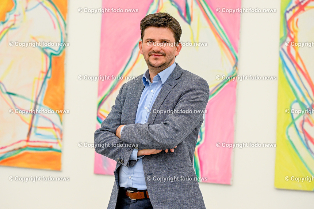 Lentos Kunstmuseum_ Hemma Schmutz und Gernot Barounig_ 04.05.2023-16 | 04.05.2023, Linz, AUT, Lentos Kunstmuseum, im Bild Gernot Barounig (Kaufmaennischer Direktor Lentos Kunstmuseum)