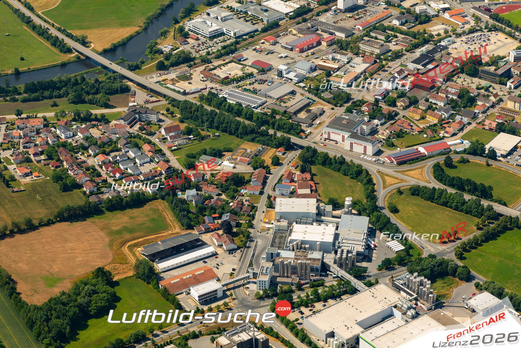 Das Luftbild zeigt : Nunsting Cham - Die Luftaufnahme wurde 2023 vom UL-Flugzeug aus erstellt ( keine Drohne ) - Hochauflösende Luftaufnahme - Für grossformatige Ausdrucke geeignet. Die Geschenkidee !Mit Lizenz und Bildrechte bestellbar