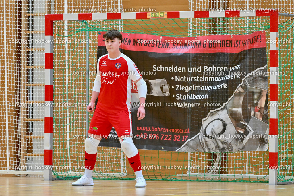 LPSV-Kärnten vs. FUTSAL versli.at Klagenfurt | #1 Armin Ibrahimovic LPSV-Kärnten, LPSV-Kärnten vs. FUTSAL versli.at Klagenfurt, LPSV-Kärnten vs. FUTSAL versli.at Klagenfurt am 01.02.2026 in Villach (Ballspielhalle St. Martin), Austria, (Photo by Bernd Stefan)