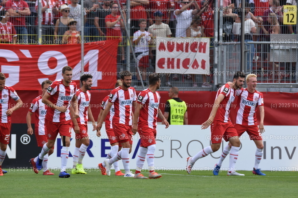 3. Football - League | 3. Football - League, Wuerzburger Kickers vs. Bayern Muenchen II on 20.07.2019 in the Flyeralarm ARENA in Wuerzburg, (Germany)

Image: Goal Wuerzburg

DFL REGULATIONS PROHIBIT ANY USE OF PHOTOGRAPHS as IMAGE SEQUENCES and/or QUASI-VIDEO. - Realisiert mit Pictrs.com