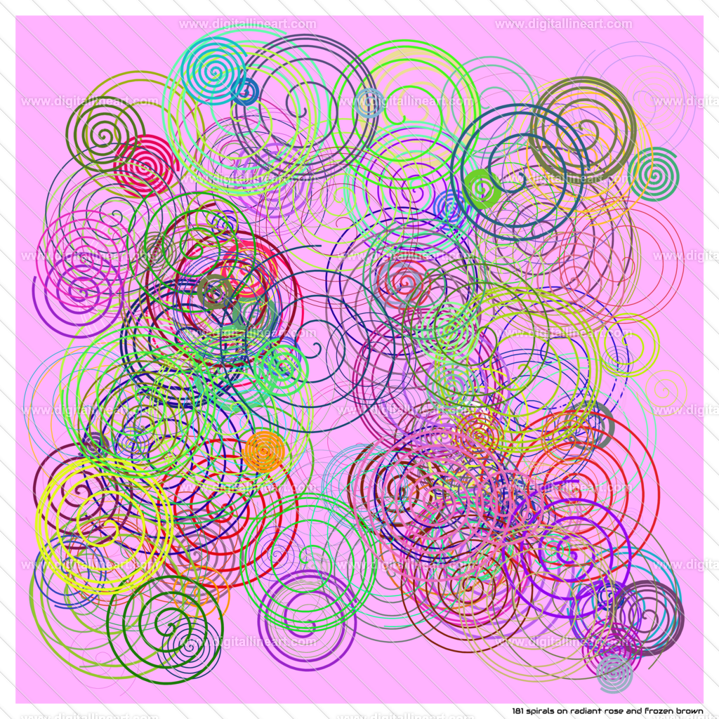 181-spirals-radiant-rose-and-frozen-brown | digitallineart - Realisiert mit Pictrs.com