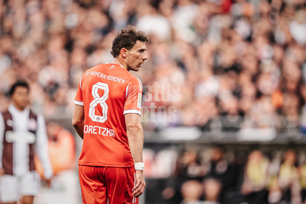 Fußball | Männer | Saison 2025/2026  | Fußball-Bundesliga | 29. Spieltag | FC St. Pauli vs. FC Bayern München | 11.04.2026 | Leon Goretzka (#8, FC Bayern München)