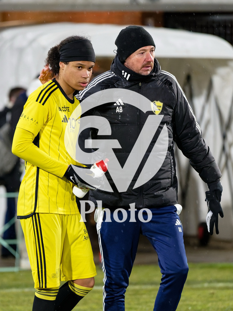 dieci Challenge League - FC Stade Nyonnais v Etoile Carouge FC |  during the dieci Challenge League match between FC Stade Nyonnais and Etoile Carouge FC at Centre sportif de Colovray in Nyon, Switzerland