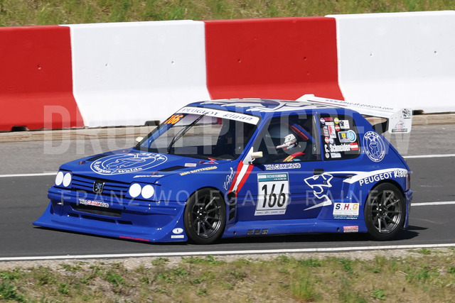FIA European Hill Climb Championship – Rechberg 2026 | FIA European Hill Climb Championship at Rechberg, held from 24 to 26 April 2026 near Tulwitz, Styria, Austria. The image shows Christian SCHNEIDER (AUT) Peugeot 205 RS16 Evo 2.