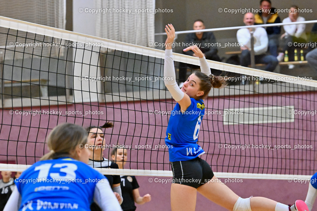 ASKÖ Volley Eagles vs. VC Raiffeisen Dornbirn 26.11.2022 | #6 HALBEISEN Magdalena, #11 PRANJIC Ana