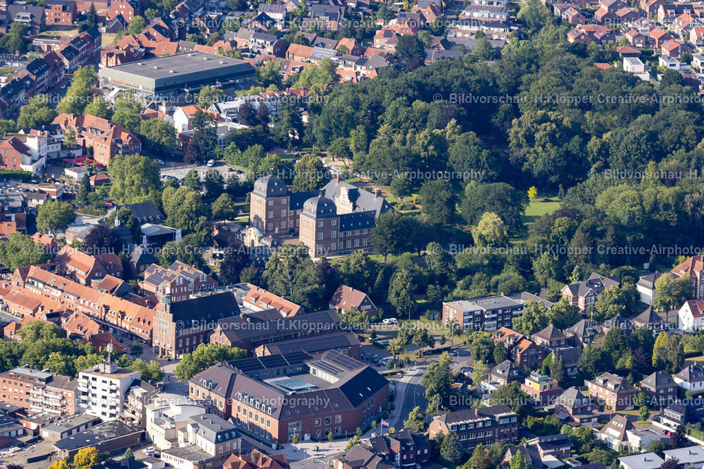 luftbilder-ahaus-kreis Borken-9835 | Luftbild Stadt Ahaus und Wasserschloss Ahaus - Realized with Pictrs.com