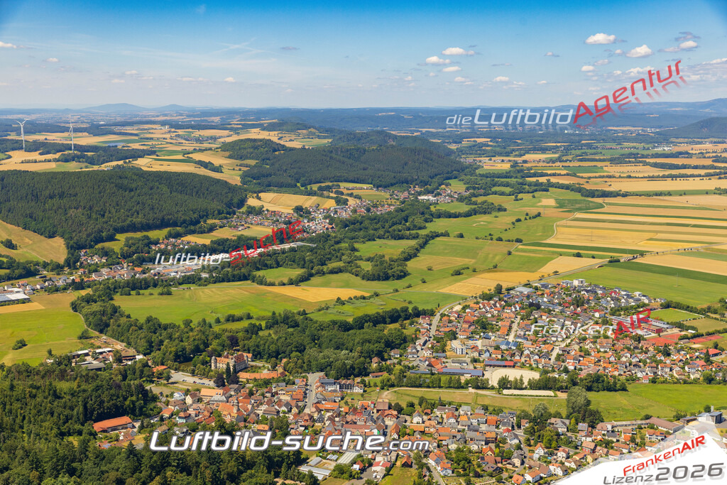 Luftaufnahme von Mitwitz Vs Google Maps- Die Luftaufnahme wurde 2025 vom UL-Flugzeug heraus erstellt ( keine Drohne ) - Hochauflösende Luftaufnahme - für professionelle Ausdrucke geeignet. Die Geschenkidee !Mit Lizenz und Bildrechte bestellbar