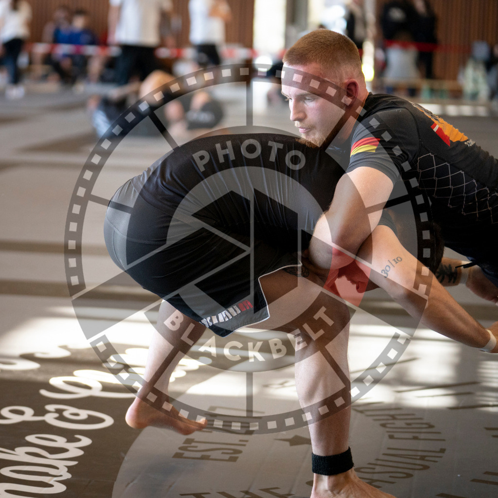 20240309PBB6273 | Fighters compete during the International Luta Livre (ILLCS) Spring Championship in Hannover, Germany, on March 9, 2024.