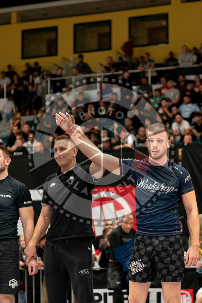 20230916PBB1007 | Fighters compete during the grappling tournement ADCC Trials (European, Middle East and African Championship) in Warsaw, Poland, on September 16, 2023.