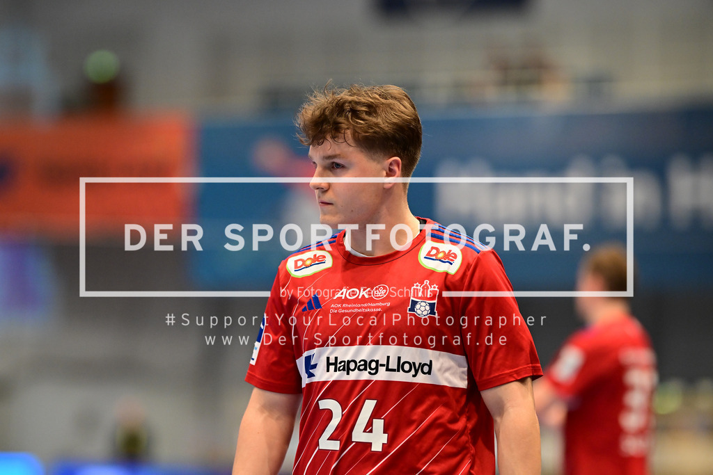 Handball I Herren I Saison 2024-2025 I Bundesliga I 25. Spieltag I HSV Hamburg - 1. VfL Potsdam I 03.04.2025 I 41612 | Der Sportfotograf. - Realized with Pictrs.com