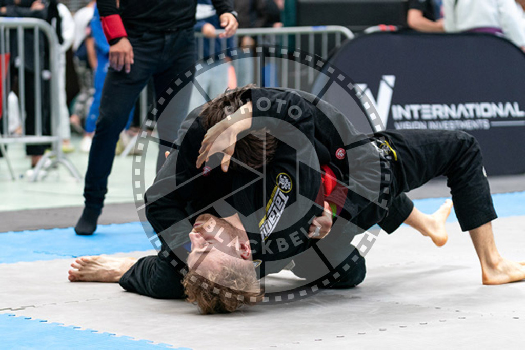 20230826PBB52433 | Fighters compete during the AJP INTLPRO BJJ and grappling competition in Hamburg, Germany, on August 26 2023.