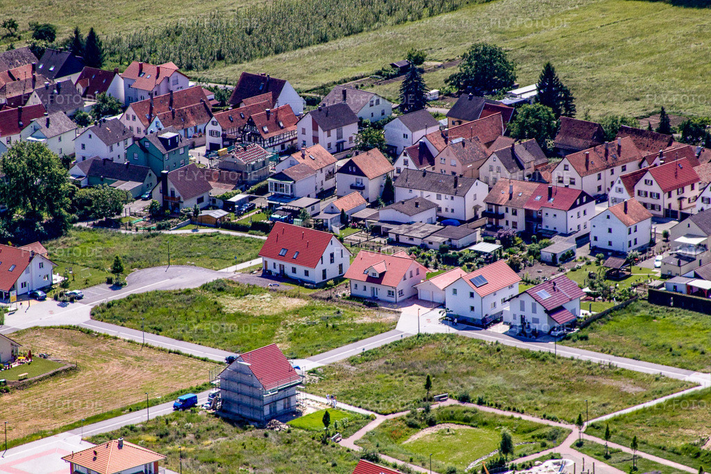 Luftbild: Am Höhenweg in Kandel im Bundesland Rheinland-Pfalz in Deutschland. Foto: IMG_18535.jpg vom 30.05.2009 durch Werner Riehm/FLY-FOTO.de
