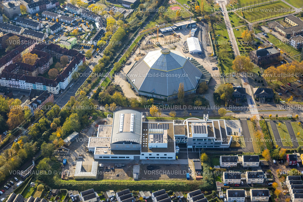Oberhausen231100177Ausbildungszentrum_Print9999Pixel300dpi | Luftbild des Berufsförderungswerk der Bauindustrie NRW gGmbH, Osterfeld, Oberhausen, Ruhrgebiet, Nordrhein-Westfalen, Deutschland