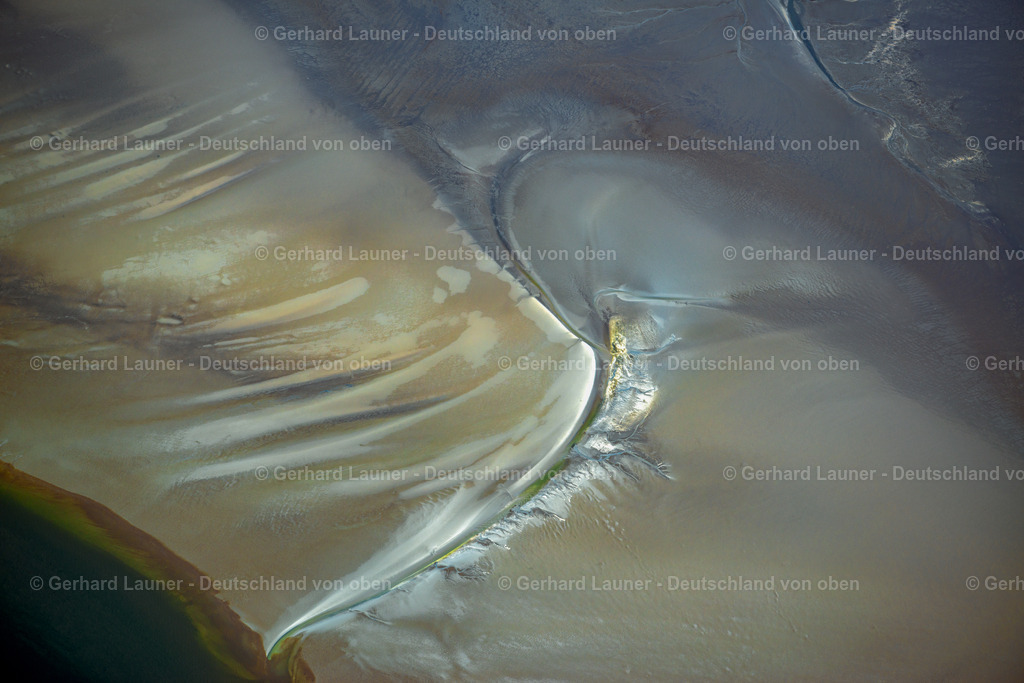 3801576 | Wasserstrukturen bei Hallig Süderoog, Nationalpark Schleswig-Holsteinisches Wattenmeer