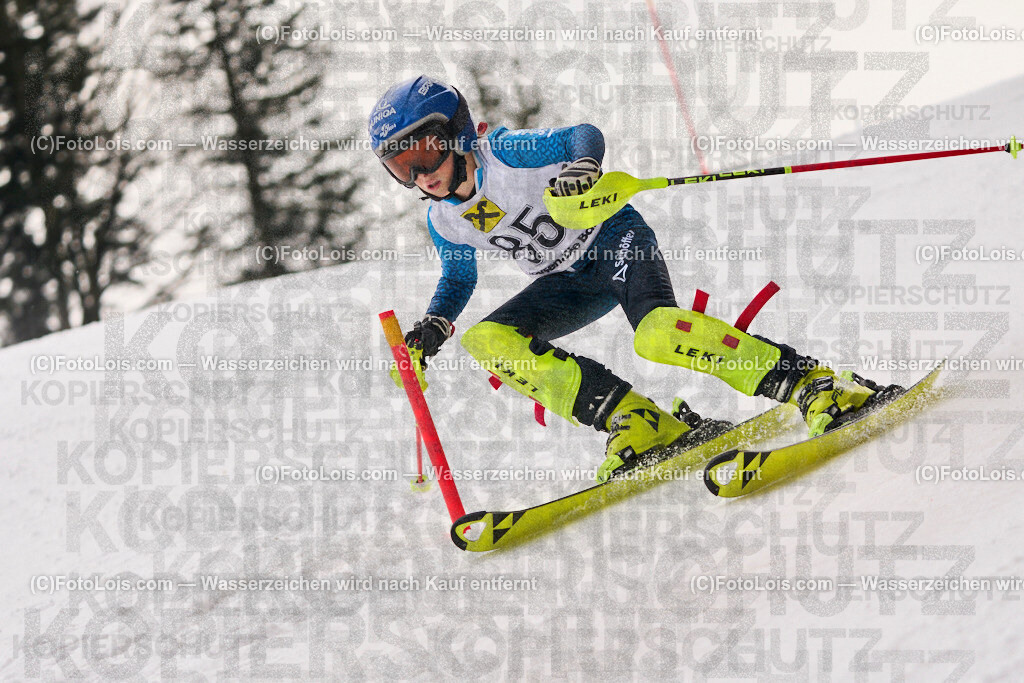 ALP3812_KinderCup-SL_STMK_Strallegg_Thanner Timo Maximilian | Raiffeisen KINDERCUP Alpin, SLALOM auf der JogllandStreif in Strallegg am So 23. Februar 2025. Veranstaller: Steirischer Skiverband (5000). Skiunion Strallegg (5197).