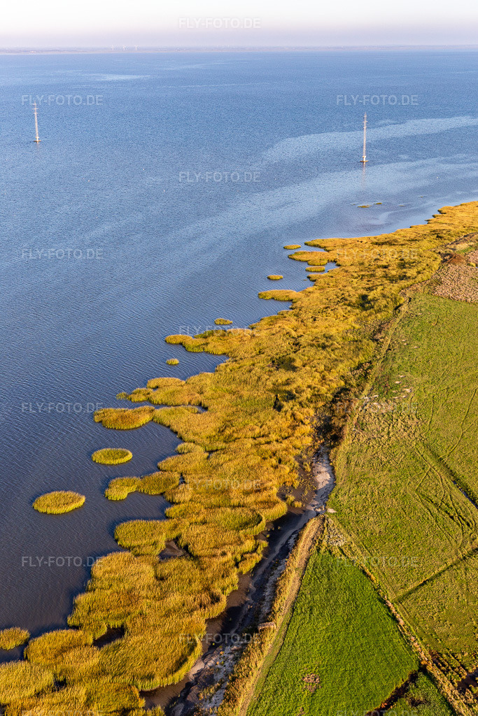 Luftbild: Nationalpark Wattenmeer in Fanø im Bundesland Syddanmark in Dänemark. Foto: IMG_118854.jpg vom 21.09.2019 durch Werner Riehm/FLY-FOTO.de