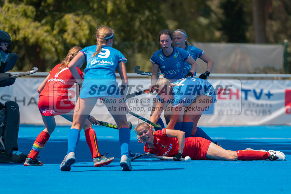 HK_20230708_109836 | Euro Hockey WU18 Belgium - Scotland Championship Girls &amp; Boys am 8.7.2023 CHTC , Krefeld ,
