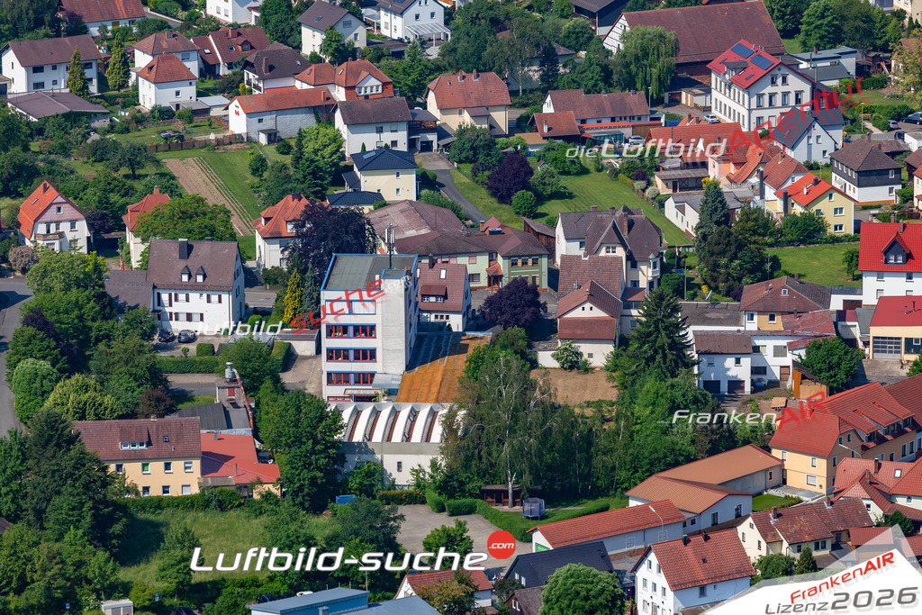 Das Luftbild der Stadt Redwitz Rodach wurde 2018 vom Flugzeug heraus erstellt (keine Drohne) Aufnahmehöhe ca.400 Meter- hohe Auflösung für beste Druck-Qualität