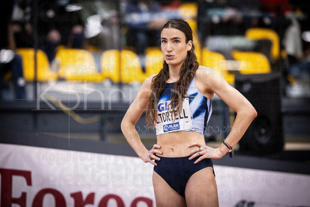 Deutsche Leichtathletik-Hallenmeisterschaften; Dortmund, 28.02.2026 | Lara Tortell (Athletics Team Karben, 155), 800m; Deutsche Leichtathletik-Hallenmeisterschaften am 28.02.2026 in der Helmut-Körnig-Halle in Dortmund. 