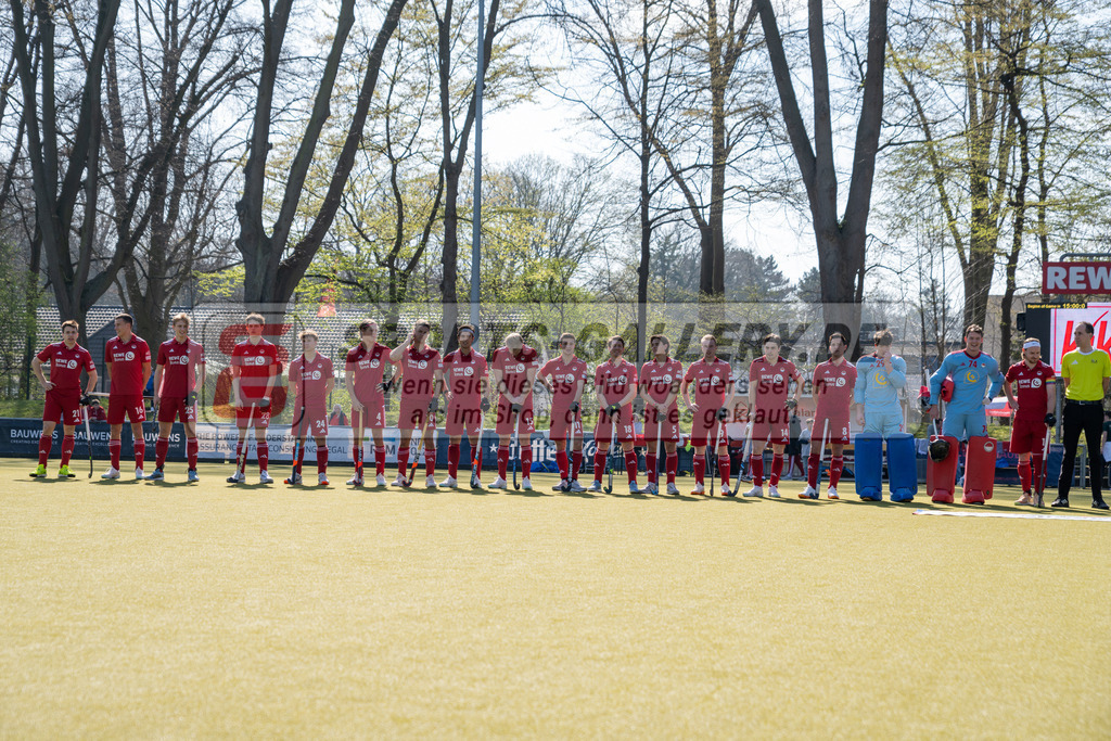 SFE_20260321_0003 | Köln, Deutschland, 21.03.26: Feldhockey 1. Bundesliga Herren zwischen Rot-Weiss Köln - Mannheimer HC im REWE Sportpark am 21.03.2026 in Köln, Deutschland. (Foto von Stephan Fehrmann)Köln, Germany, 21.03.26: Feldhockey 1. Bundesliga Herren between Rot-Weiss Köln - Mannheimer HC in REWE Sportpark at 21.03.2026 in Köln, Deutschland. (Foto from Stephan Fehrmann)