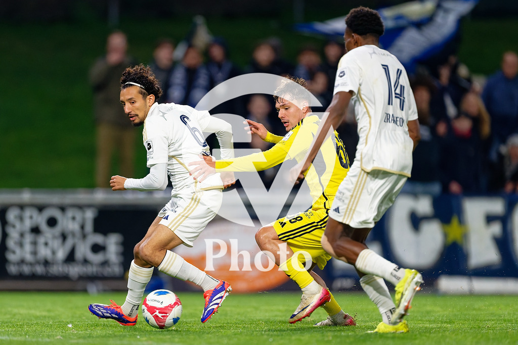 dieci Challenge League - FC Stade Nyonnais v Etoile Carouge FC |  during the dieci Challenge League match between FC Stade Nyonnais and Etoile Carouge FC at Centre sportif de Colovray in Nyon, Switzerland