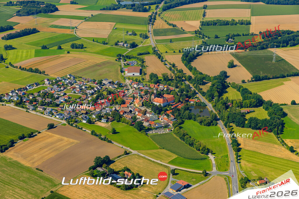 Waldau Vohenstrauß Bild- Das Luftbild wurde 2025 vom UL-Flugzeug heraus erstellt ( keine Drohne ) - Hochauflösende Luftaufnahme -Nicht vergleichbar mit Google Maps oder Satelittenbilder- Die Geschenkidee !Mit Lizenz und Bildrechte bestellbar