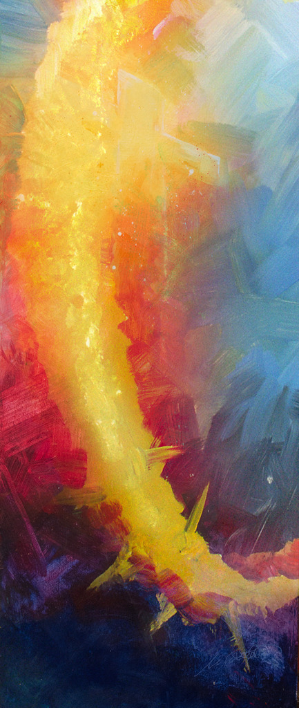 Kreuz-Treue_3_hoch | Michael Willfort geistliche Kunst Gemälde Bilder - Realisiert mit Pictrs.com