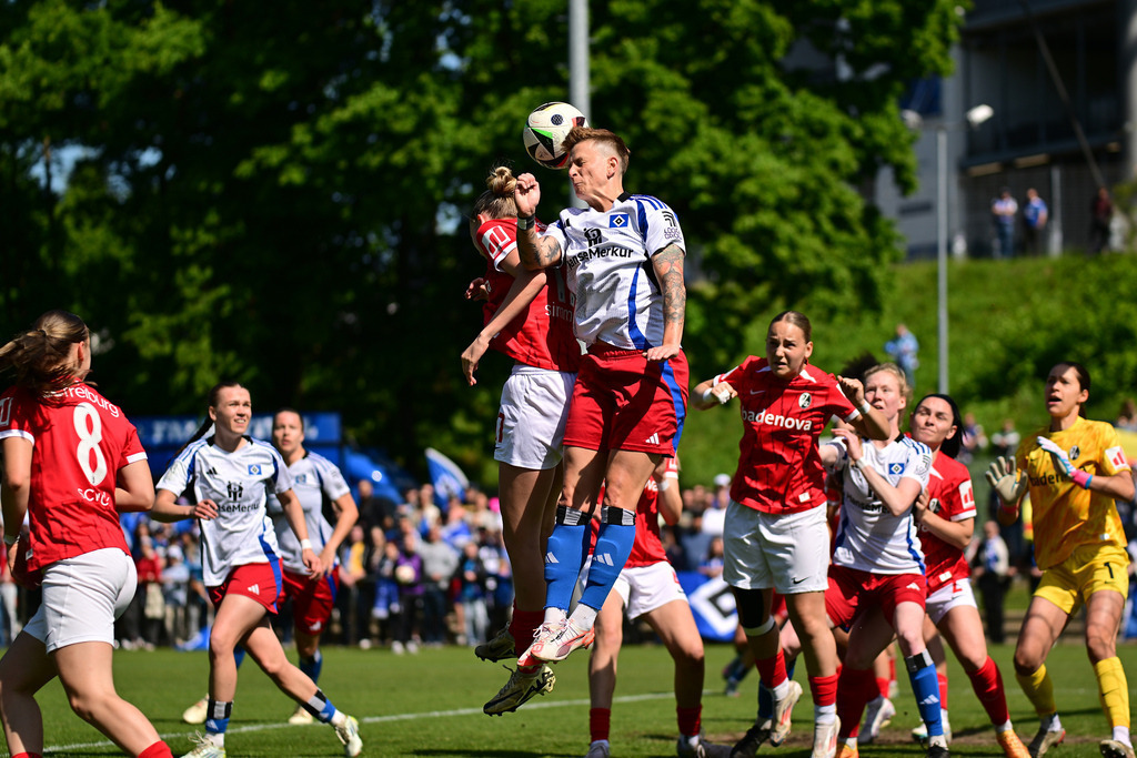 Fußball I Frauen I Saison 2024-2025 I 2. Bundesliga I 25. Spieltag I Hamburger SV - SC Freiburg II | Der Sportfotograf. - Realisiert mit Pictrs.com