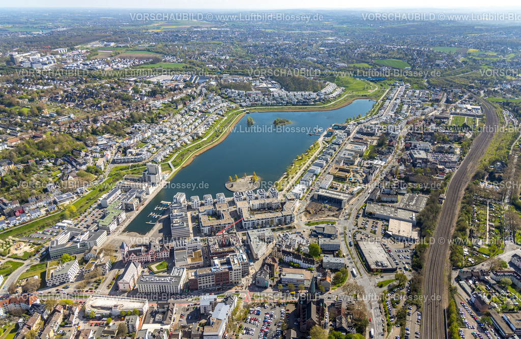Dortmund230401028 | Luftbild, Phoenix-See Übersicht, Wohnen und Leben, Hörde, Dortmund, Ruhrgebiet, Nordrhein-Westfalen, Deutschland