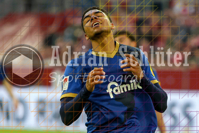 10.04.2026, GER, Fussball, Herren, 2. BL, Saison 2025/2026, Fortuna Düsseldorf - Holstein Kiel | Ikem Arinzechukwu (Kiel) ist enttäuscht 