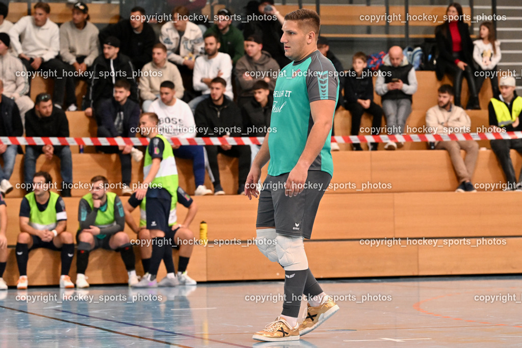 Carinthia Flamengo Futsal Club vs. LPSV-K | #21 Alan Halilovic LPSV-K, Carinthia Flamengo Futsal Club vs. LPSV-K, Carinthia Flamengo Futsal Club vs. LPSV-K am 03.11.2024 in Klagenfurt (Ballspielhalle Viktring), Austria, (Photo by Bernd Stefan)