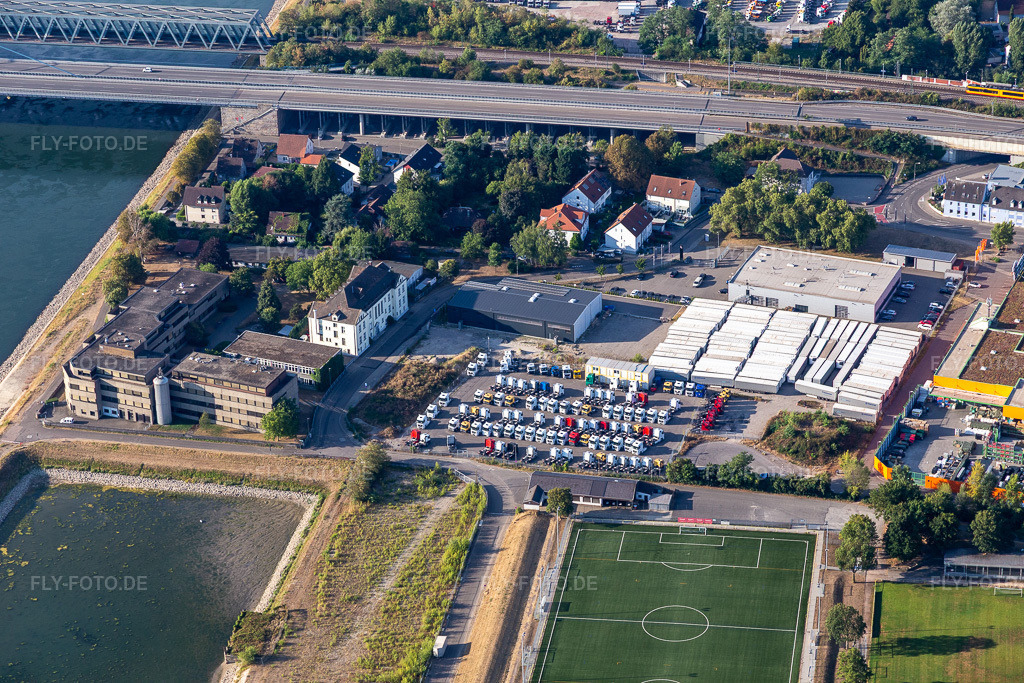 Luftbild: CJD Maximiliansau im Ortsteil Maximiliansau in Wörth im Bundesland Rheinland-Pfalz in Deutschland. Foto: IMG_133755.jpg vom 14.08.2022 durch Werner Riehm/FLY-FOTO.deCJD Rheinland-Pfalz | CJD