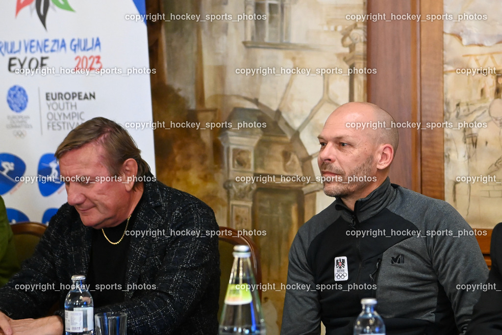 European Youth Olympic Festival EYOF 2023 Pressekonferenz | Giorgio Brandolin, ÖSTERREICHISCHES OLYMPISCHES COMITÉ Christoph Sieber 