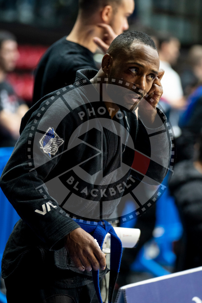 20240121PBB5232 | Fighters compete during the second day of the IBJJF European Championship in Paris, France, on January 21, 2024.