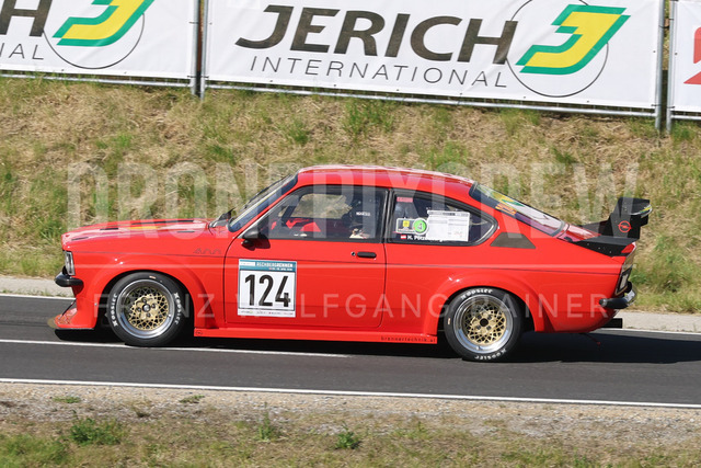 FIA European Hill Climb Championship – Rechberg 2026 | FIA European Hill Climb Championship at Rechberg, held from 24 to 26 April 2026 near Tulwitz, Styria, Austria. The image shows Helmut PÖTZELSBERGER (AUT) Opel Kadett C Coupe 400.