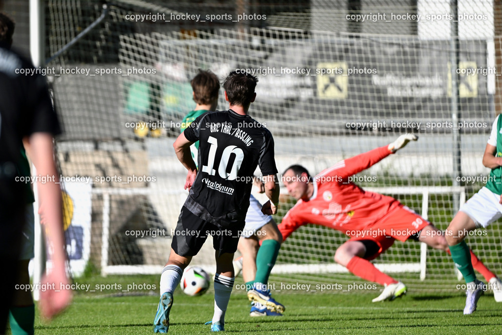 WSG Radenthein vs. URC Thal Assling | #10 Julian Jakob Moser URC Thal Assling, Tor URC Thal Assling, WSG Radenthein vs. URC Thal Assling, WSG Radenthein vs. URC Thal Assling am 30.05.2025 in Radenthein (Sportplatz Radenthein), Austria, (Photo by Bernd Stefan)