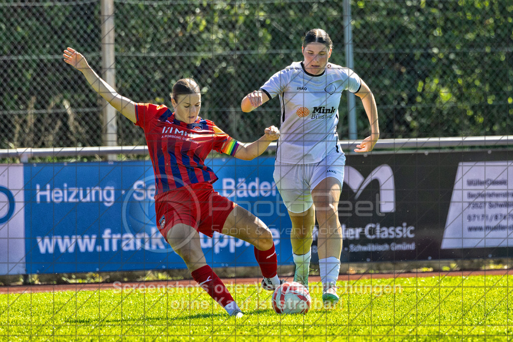 20260906_120902_0136-Bearbeitet_(c)_by_PhotoPeet | #,1.FC Donzdorf (weiß) vs. 1.FC Heidenheim 1846 (rot), Fußball, Frauen-Verbandspokal Gruppe 2, 2. Runde, Saison 2026/2027, Rasenplatz Lautertal Stadion, Süßener Straße 16, 73072 Donzdorf, 06.09.2026 - 11:00 Uhr,Foto: PhotoPeet / Sport- &amp; Eventfotografie / Peter Harich
