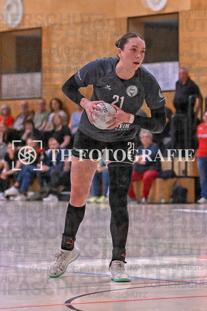 GER, SG Maulburg/Steinen - HB Kinzigtal, Handball, Suedbadenliga, 22. Spieltag, Saison 2023/2024, 27.04.2024 | Vanessa Haas (HB Kinzigtal, #21)

GER, SG Maulburg/Steinen - HB Kinzigtal, Handball, Suedbadenliga, 22. Spieltag, Saison 2023/2024, 27.04.2024

Foto: TH Fotografie/Thomas Hess