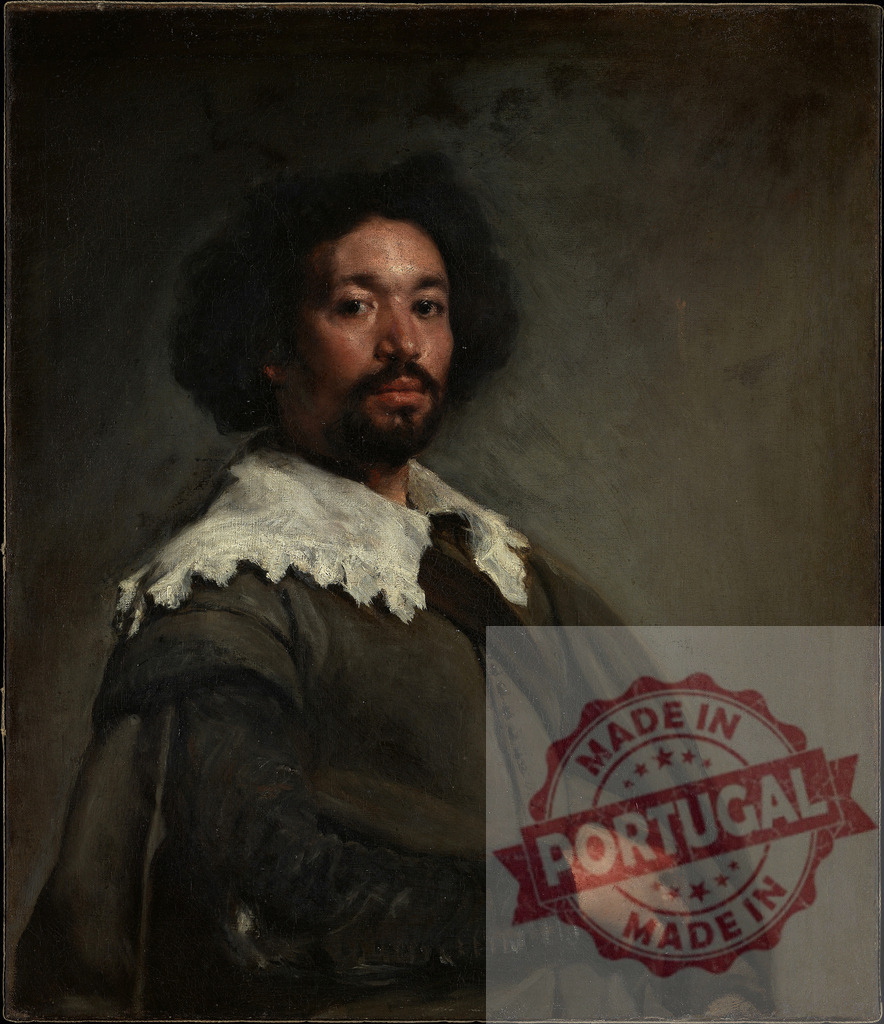 Diego Velazquez Juan de Pareja portrait by Diego Velázquez baroque painting | Juan de Pareja, Velázquez's assistant, posing in a realistic oil painting - Realisiert mit Pictrs.com