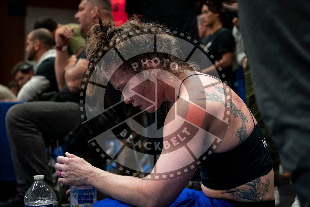 20240126PBB1864 | Fighters compete during the Brazilian Jiu-Jitsu European Championship of the IBJJF in Paris, France, on January 26, 2024.