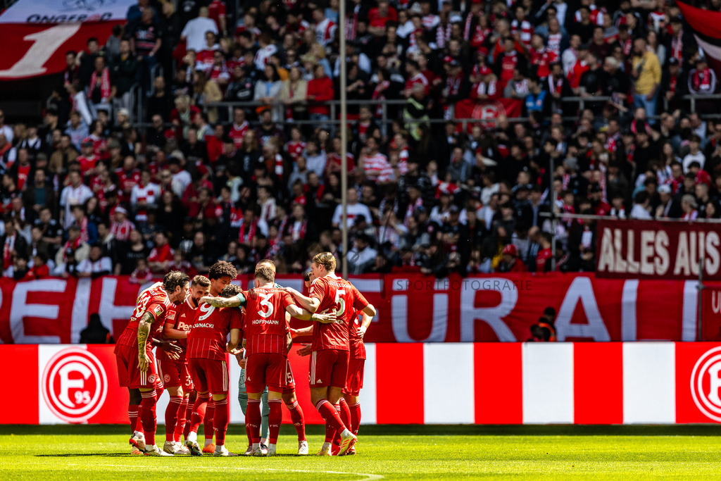 Fortuna Düsseldorf vs. Karlsruher SC | Düsseldorf, 30.04.2023: 2. Bundesliga, 30. Spieltag, Fortuna Düsseldorf gegen Karlsruher SC in der Merkur Arena in Düsseldorf. Foto: sportfotografie.ms | Markus Paletta - Realisiert mit Pictrs.com