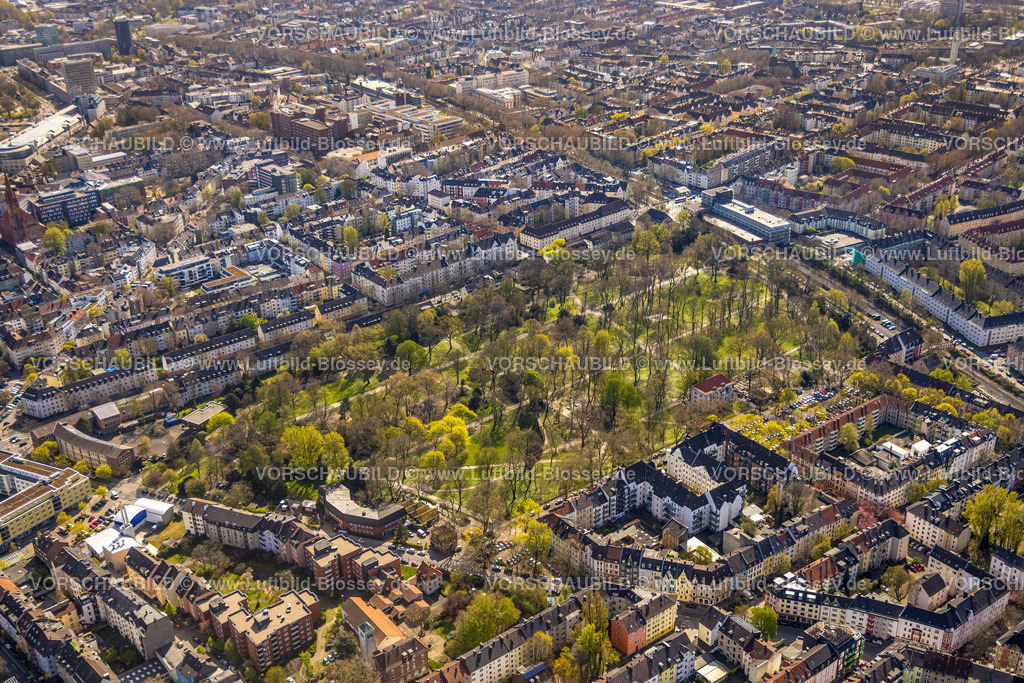 Dortmund220400625 | Luftbild, Westpark an der Rittershausstraße, Dorstfelder Brücke, Dortmund, Ruhrgebiet, Nordrhein-Westfalen, Deutschland