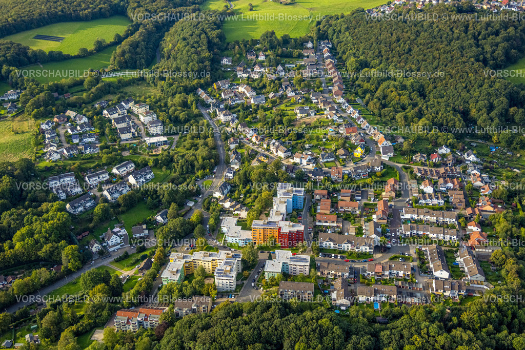 Hagen230903953 | Luftbild, Wohnsiedlung Mehrfamilienhäuser Höxterstra0e, Haspe, Hagen, Ruhrgebiet, Nordrhein-Westfalen, Deutschland