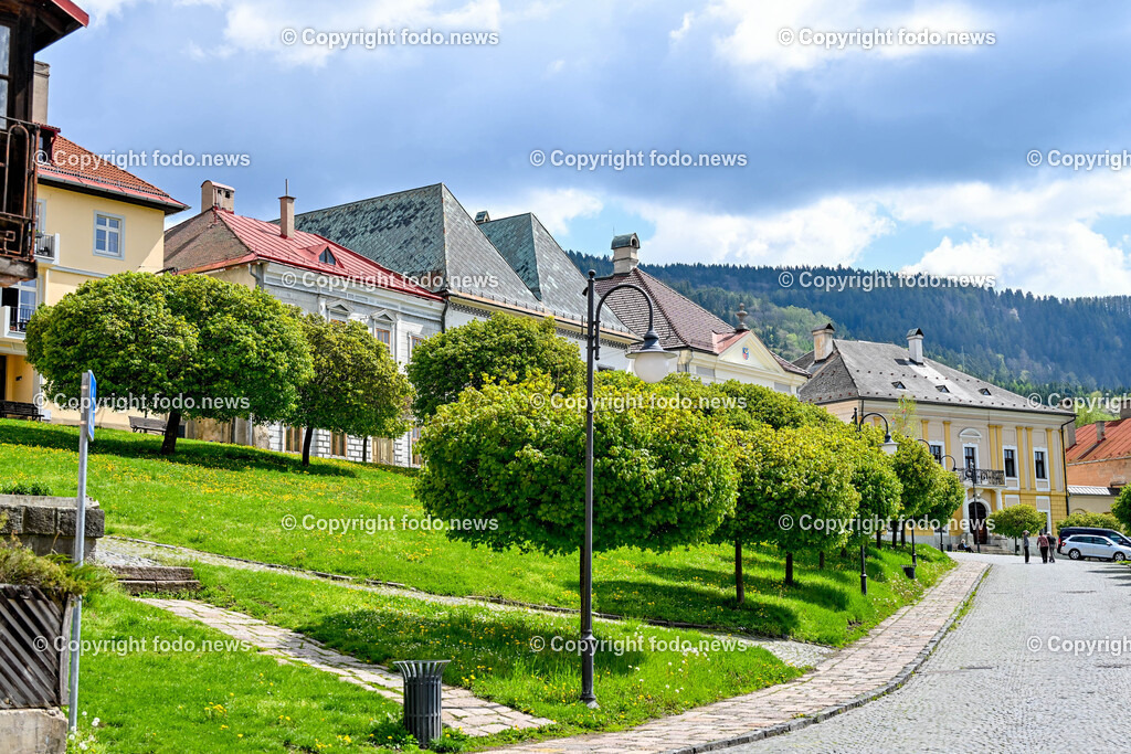 Slowakei_ Banskobystricky kraj_ Kremnica_ 23.04.2025-42 | 23.04.2025, Slowakei, SVK, Banskobystrický kraj, Kremnica, im Bild Kremnica ist eine Stadt und ehemalige Bergstadt in der Mittelslowakei, Stadtansichten, Themenbilder, Sehenswuerdigkeiten, Historische Gebauede