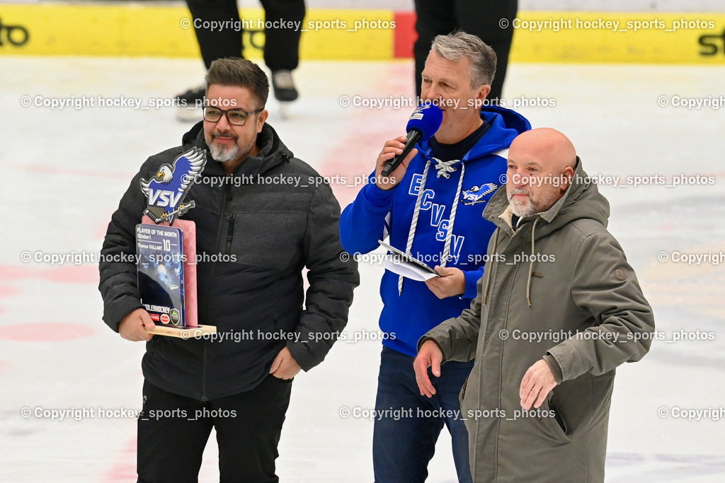 EC IDM Wärmepumpen VSV vs. HC Pustertal | Thomas Springer Regionalmedien Kärnten, EC VSV Hallensprecher Gerhard Oberrauner, EC IDM Wärmepumpen VSV vs. HC Pustertal, EC IDM Wärmepumpen VSV vs. HC Pustertal am 15.11.2024 in Villach (Stadthalle Villach), Austria, (Photo by Bernd Stefan)