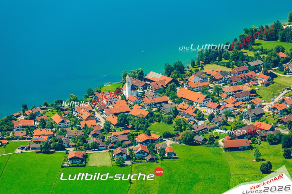 Luftaufnahme von  Riegsee - Die Luftaufnahme wurde 2025 vom UL-Flugzeug heraus erstellt ( keine Drohne ) - Hochauflösende Luftaufnahme - für professionelle Ausdrucke geeignet. Die Geschenkidee !Mit Lizenz und Bildrechte bestellbar