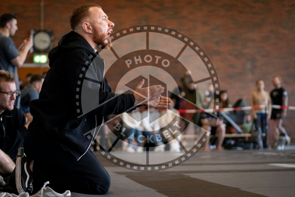 20240309PBB6688 | Fighters compete during the International Luta Livre (ILLCS) Spring Championship in Hannover, Germany, on March 9, 2024.