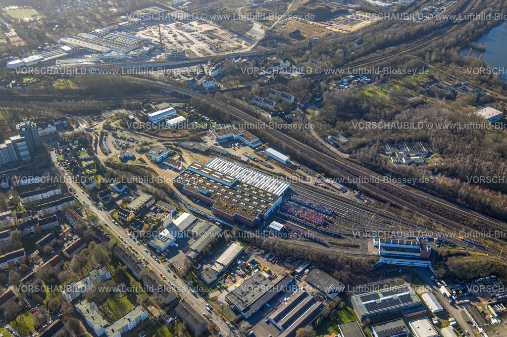 Dortmund240101697 | Luftbild, DSW21 Betriebshof Dorstfeld, Straßenbahn Depot, Dorstfeld, Dortmund, Ruhrgebiet, Nordrhein-Westfalen, Deutschland
