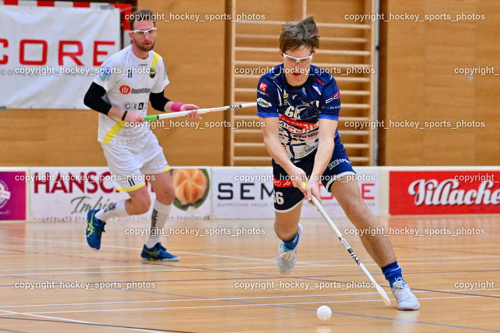 VSV Unihockey vs. IC Graz 17.12.2022 | #11 Franz Niederleitner, #66 Jakob Rainer