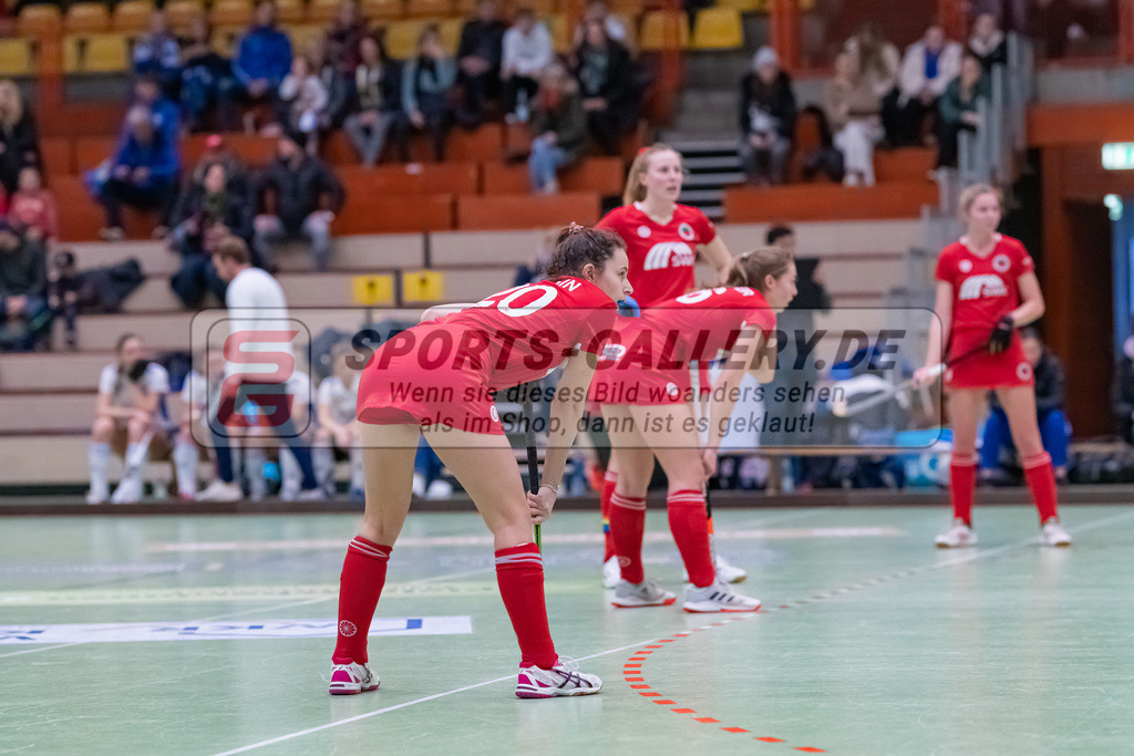 HK_20230114_102929 | 1. Bundesliga ( Halle ) Damen Crefelder HTC - RTHC Leverkusen am 14.1.2023 Crefelder HTC  ( CHTC ) Halle Glockenspitz , Krefeld , Causin Anna-Sopie ( Crefelder HTC #20 )